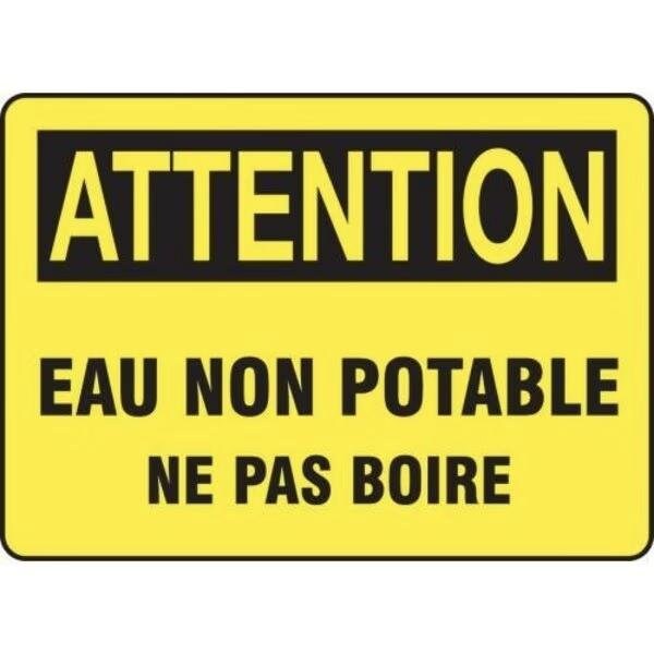 Accuform Adhesive Dura-Poly, 10 in x 14 in, Adhesive FRMCHL674XV - main